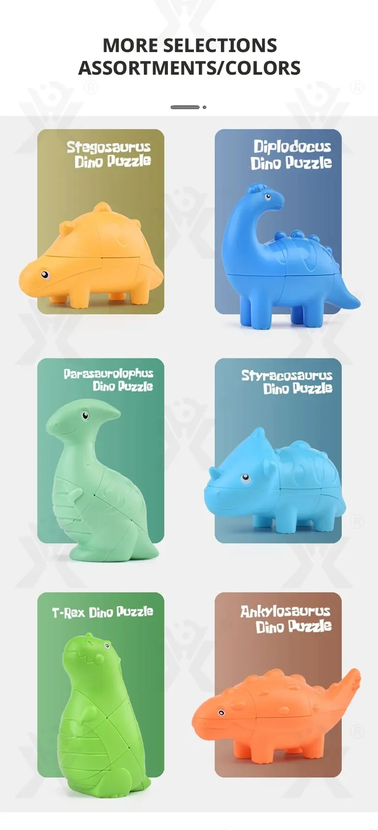 Dinosaur Shape Magic Cube Toy · TV10170 · detail image 6 of 7
