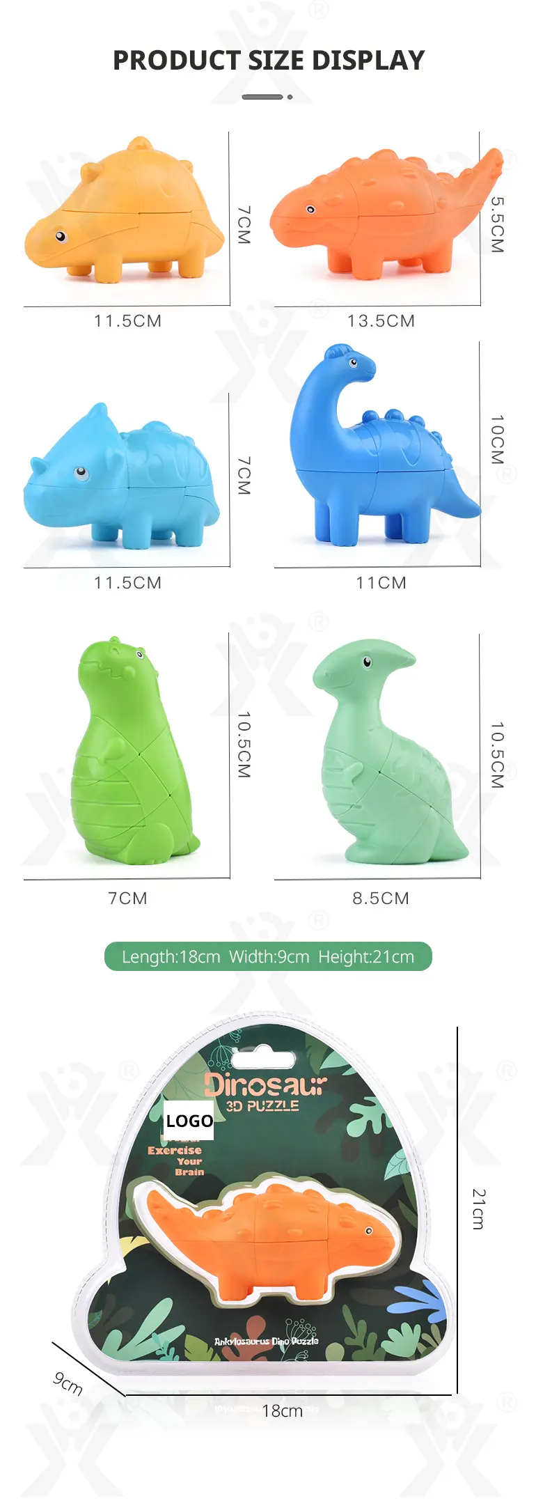 Dinosaur Shape Magic Cube Toy · TV10170 · detail image 7 of 7