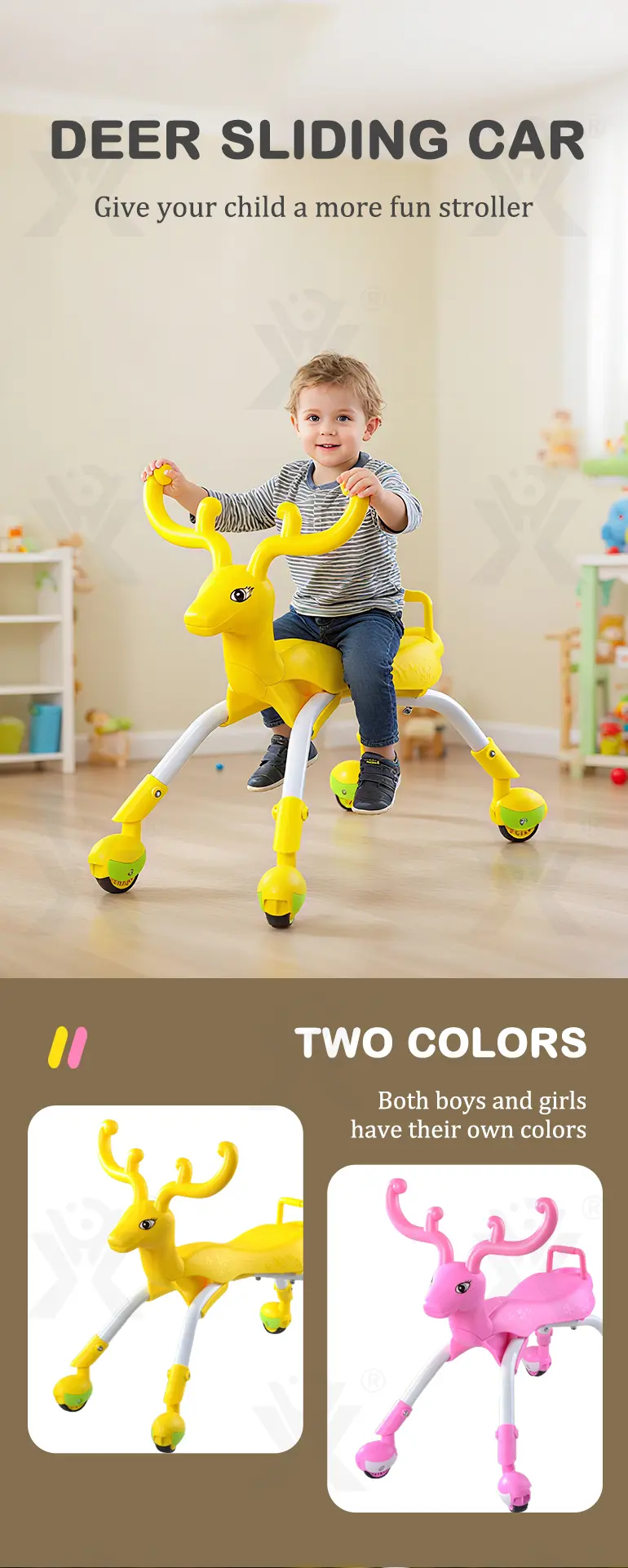 Sliding Deer Scooter · TV10173 · detail image 1 of 8