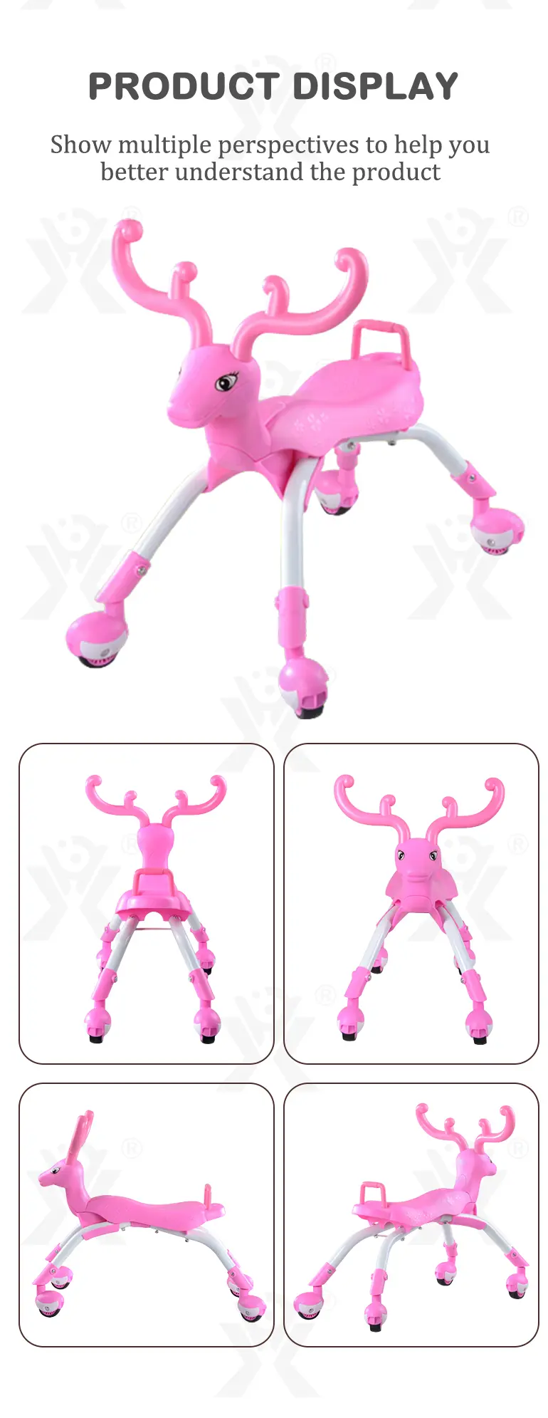 Sliding Deer Scooter · TV10173 · detail image 6 of 8
