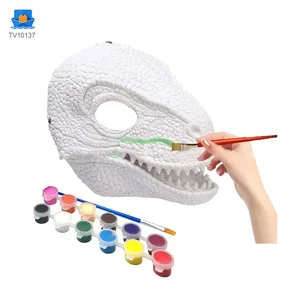 DIY Dinosaur Mask with Movable Jaw