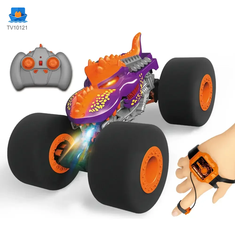 Gesture RC Dinosaur Car Toys,1:16 Dinosaur Monster Truck RC Stunt Car with Music Light Spray Mist · TV10121 · product photo 1 of 6