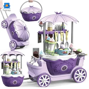 Simulated Ice Cream Princess Cart Toy, Play House Toys