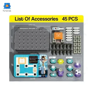 Science Toy Set, DIY Scientific Circuits Set, 45 Pieces, 6 Cards · TV10135 · product photo 3 of 7