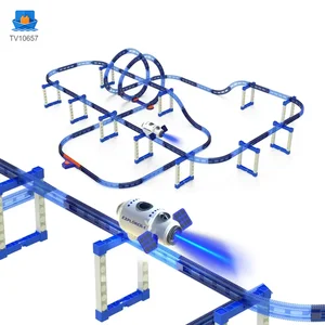 Plastic Space Theme Assemble Building Block Electric Track Toy Set · TV10124 · product photo 2 of 9