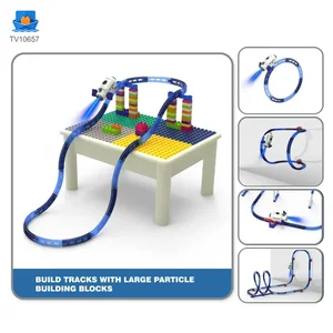 Plastic Space Theme Assemble Building Block Electric Track Toy Set · TV10124 · product photo 4 of 9