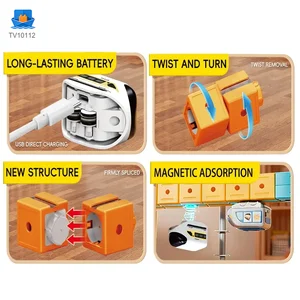Versatile Magnetic Railcar Toy, 68pcs Electric Magnetic Train Set · TV10112 · product photo 3 of 5