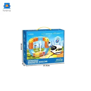 Versatile Magnetic Railcar Toy, 68pcs Electric Magnetic Train Set · TV10112 · product photo 4 of 5