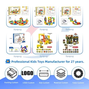 Versatile Magnetic Railcar Toy, 68pcs Electric Magnetic Train Set · TV10112 · product photo 5 of 5