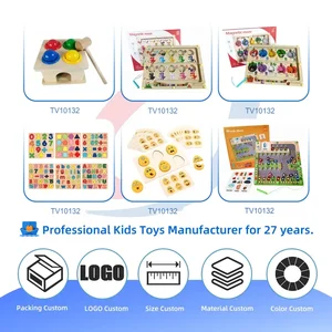 Wooden Train Magnetic Maze, Montessori Magnetic Toy for Kids · TV10132 · product photo 5 of 5