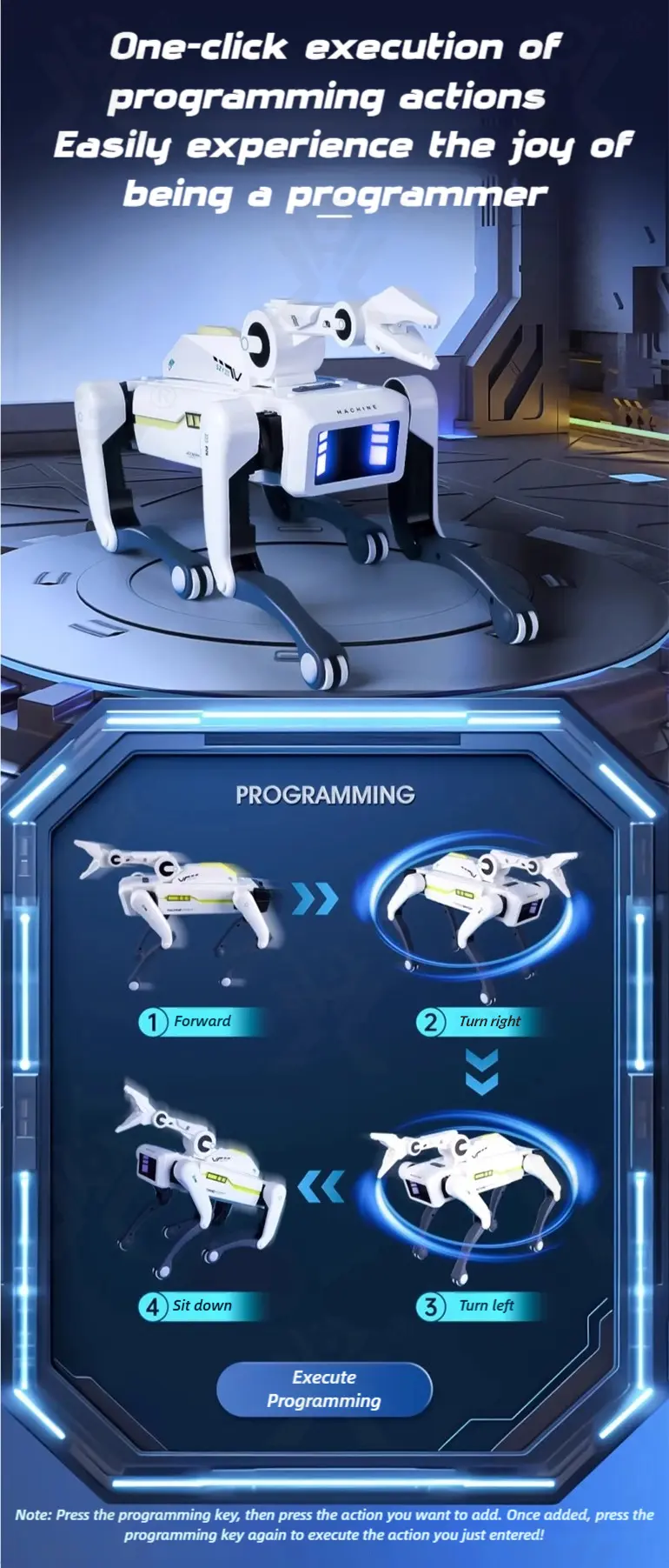 AI Robot Dog, Multifunctional Mechanical Dog With Bionic Hand · TV10093 · detail image 6 of 10