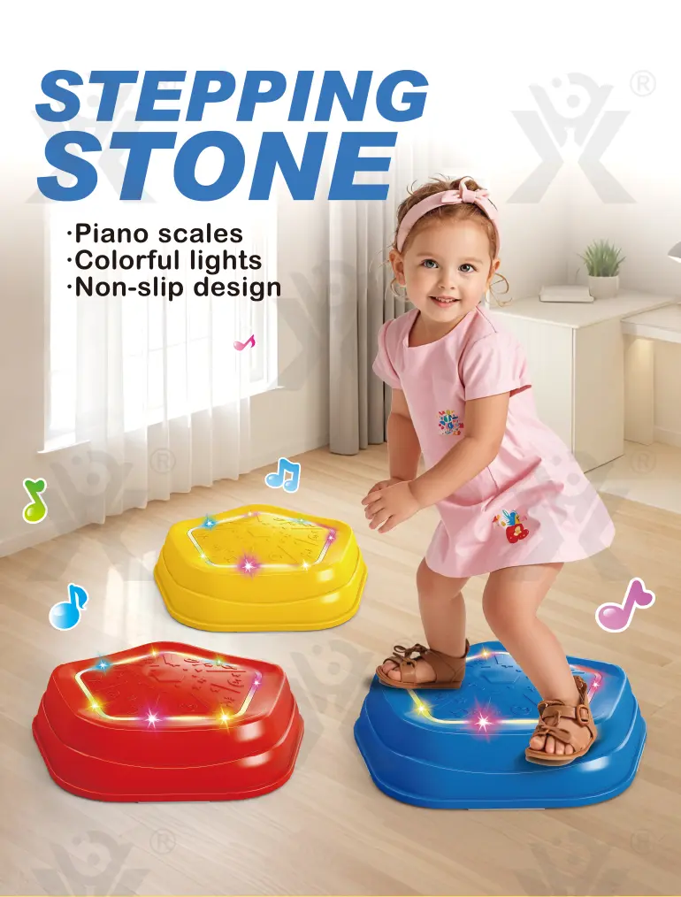 Balance Sensory Stepping Stones Indoor Outdoor Play With Light & Music-Baby Toys · TV10105 · detail image 1 of 5