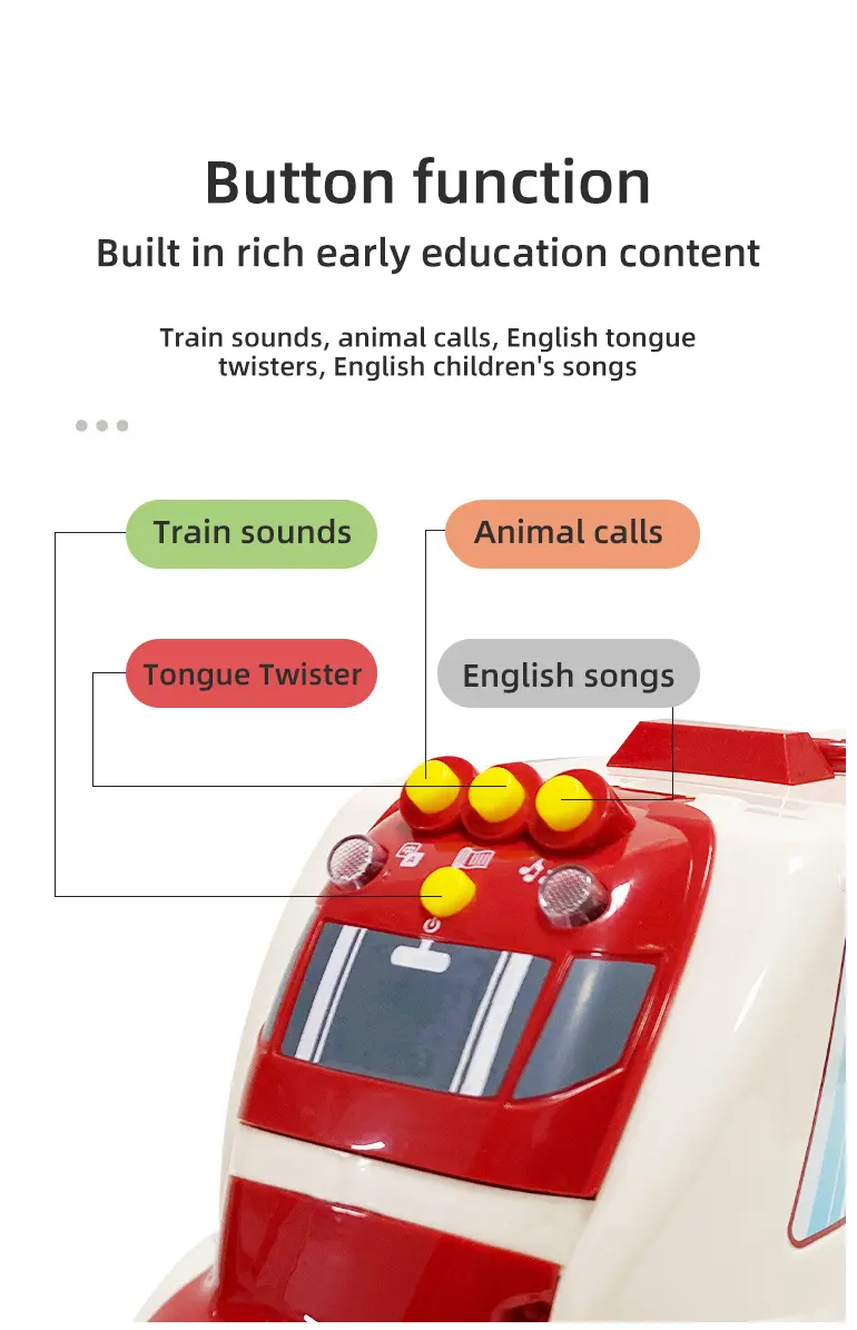Carrier Vehicles Toy, Multifunctional Buttons, Colorful Music and Lighting · TV10116 · detail image 5 of 9