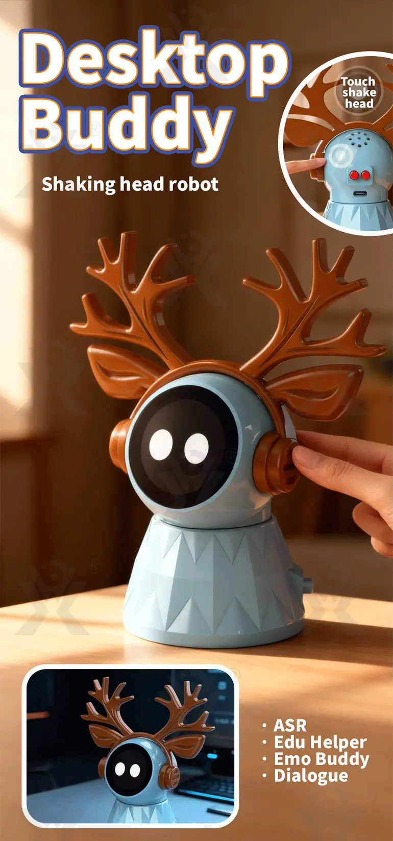 Desk AI Robot Toy · TV10075 · detail image 3 of 6