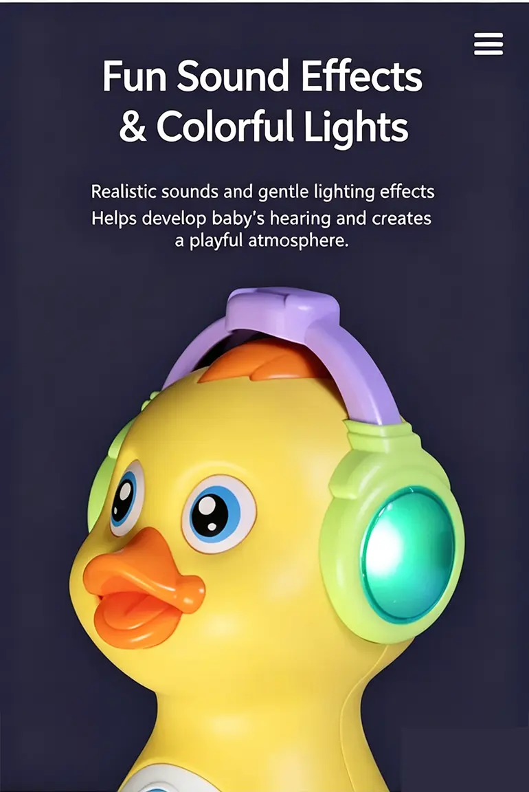 Interactive Dancing Duck Toy, Dual Modes · TV10066 · detail image 10 of 12