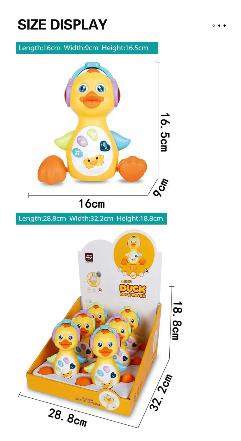 Interactive Dancing Duck Toy, Dual Modes · TV10066 · detail image 12 of 12