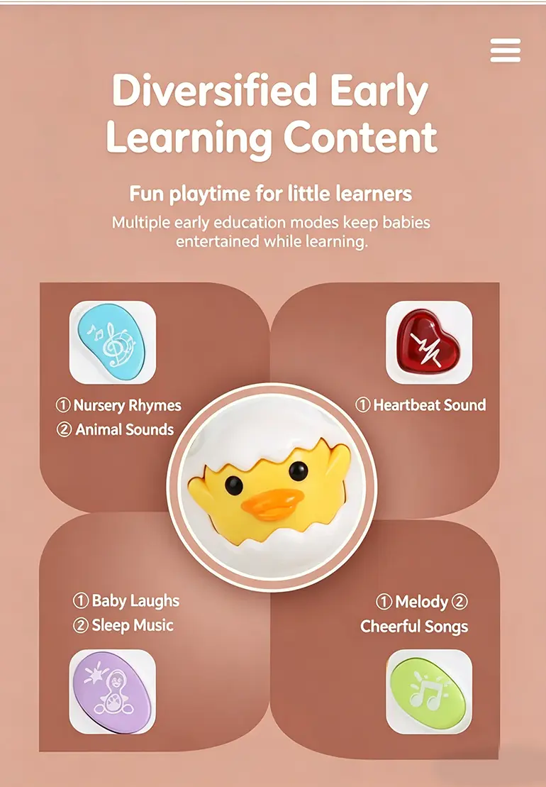 Interactive Dancing Duck Toy, Dual Modes · TV10066 · detail image 4 of 12