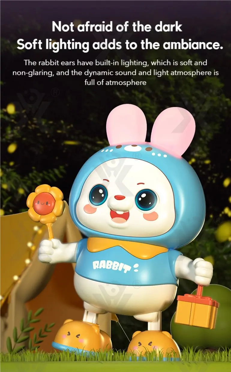 Dancing Rabbit Toy for Kids with Dynamic Music & Cool Lights · TV10084 · detail image 4 of 9