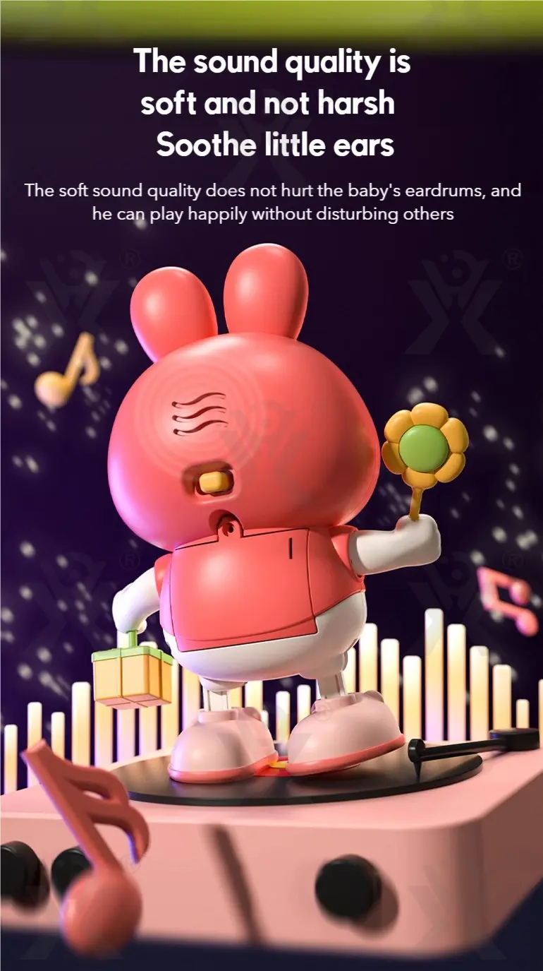Dancing Rabbit Toy for Kids with Dynamic Music & Cool Lights · TV10084 · detail image 5 of 9