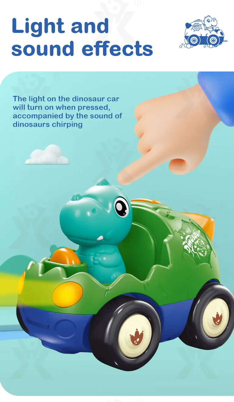 Dinosaur RC Cars Toys, with Light and Sound · TV10117 · detail image 5 of 9