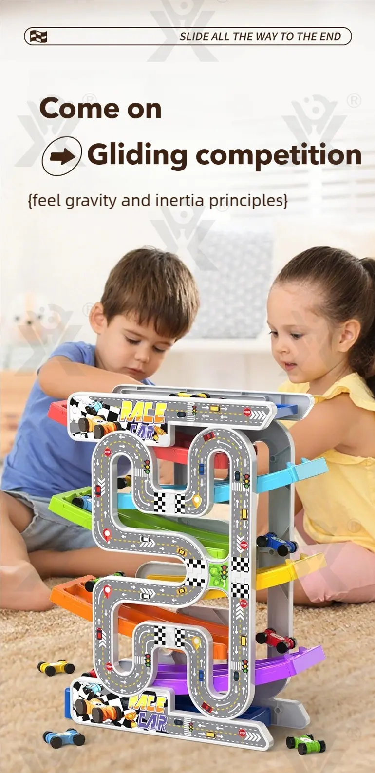 Dual Race Track Car Toy, Bulk Track Toy Supplier · TV10081 · detail image 4 of 10