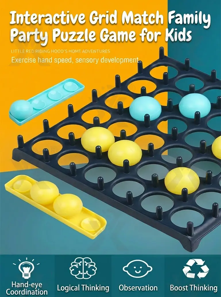 Jumping Ball Tabletop Game, Grid-Matching · TV10079 · detail image 1 of 8