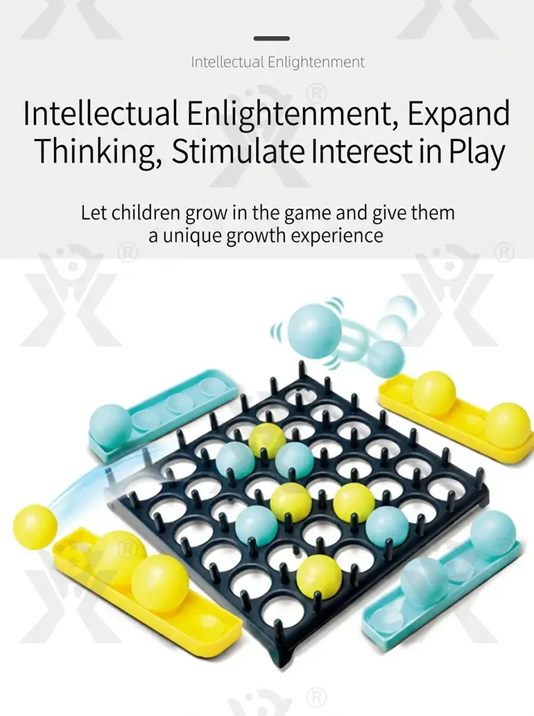 Jumping Ball Tabletop Game, Grid-Matching · TV10079 · detail image 2 of 8