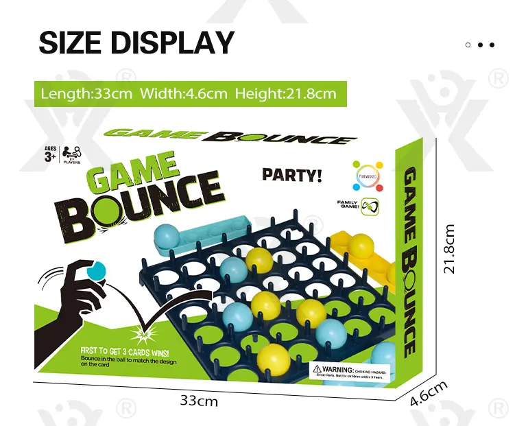 Jumping Ball Tabletop Game, Grid-Matching · TV10079 · detail image 8 of 8