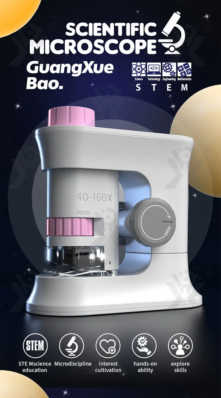 Kids’ Magnetic Microscope Toy, Ultra-High Magnification · TV10082 · detail image 1 of 9