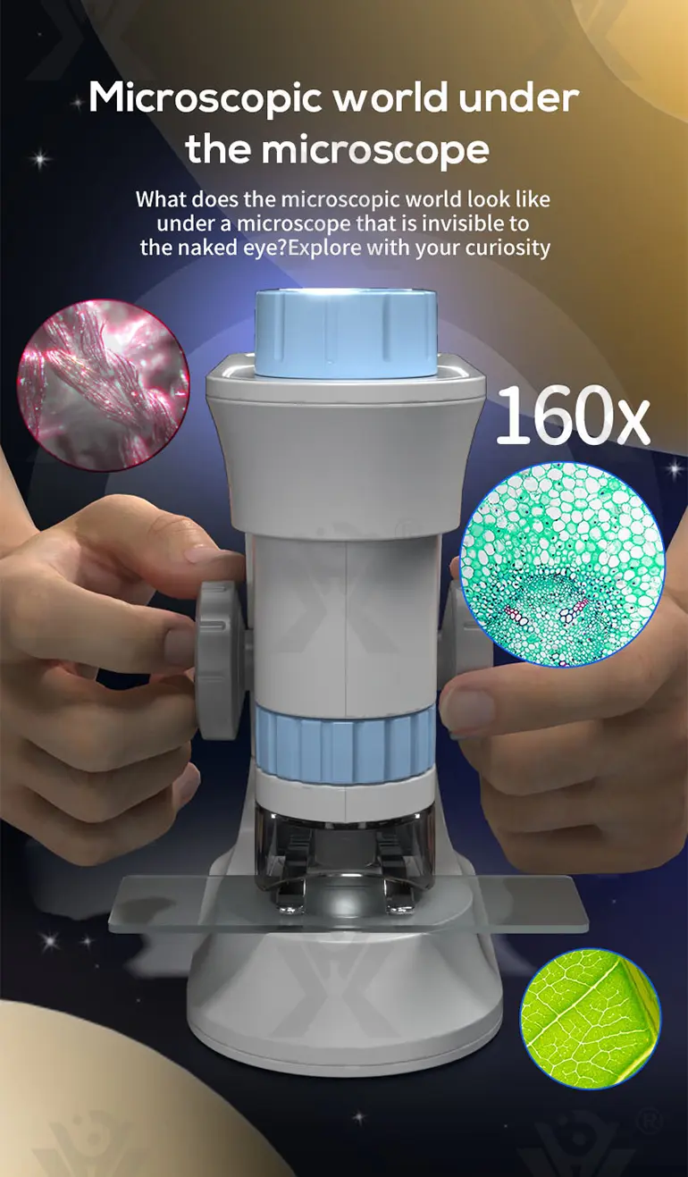 Kids’ Magnetic Microscope Toy, Ultra-High Magnification · TV10082 · detail image 3 of 9