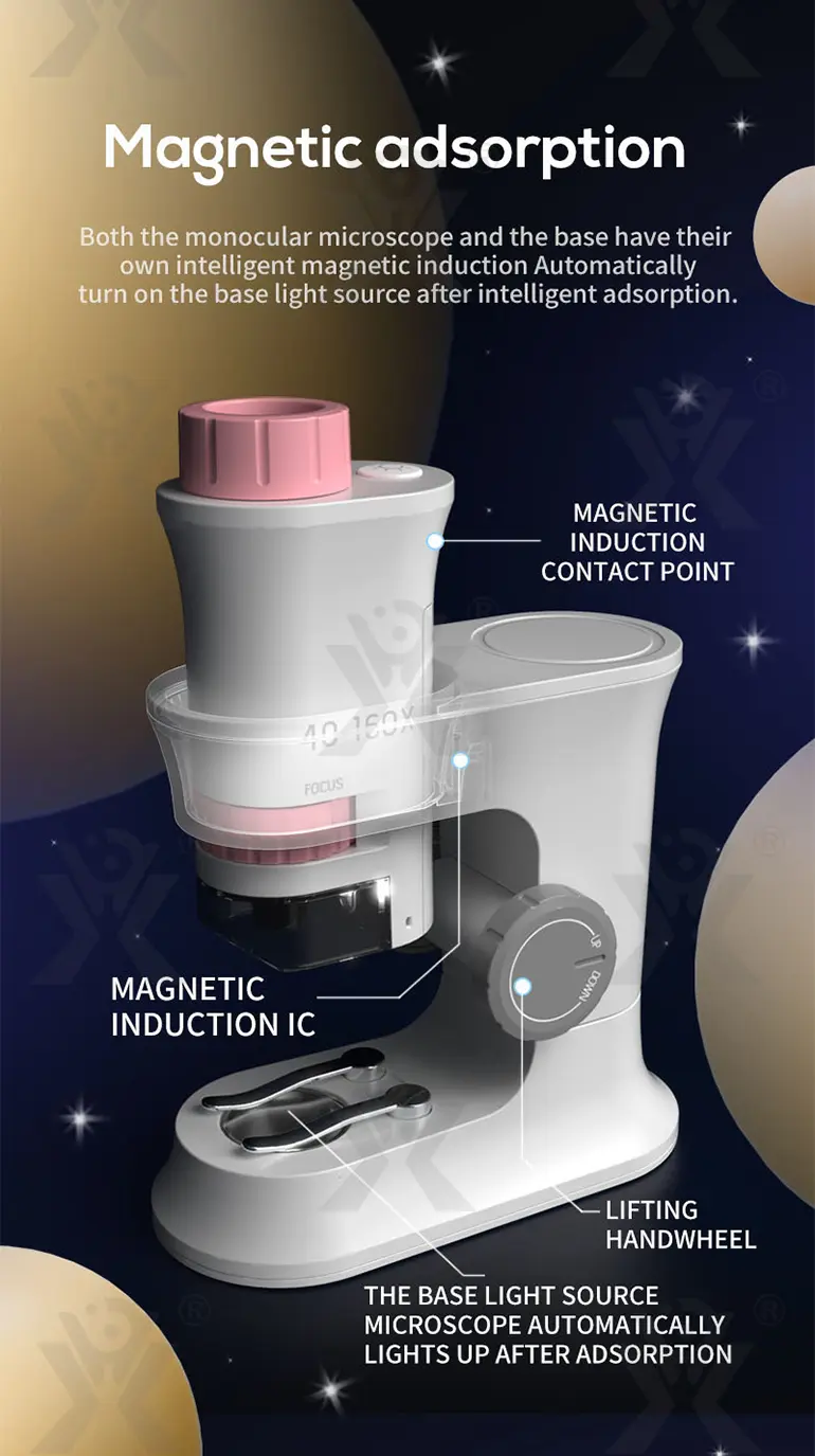 Kids’ Magnetic Microscope Toy, Ultra-High Magnification · TV10082 · detail image 4 of 9