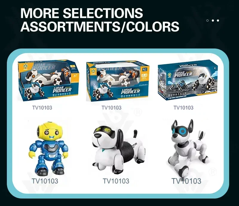 Remote Control 8-Wheel Climbing Mechanical Robot Dog-RC Dog Toy · TV10103 · detail image 16 of 17