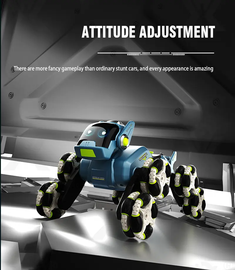 Remote Control 8-Wheel Climbing Mechanical Robot Dog-RC Dog Toy · TV10103 · detail image 5 of 17