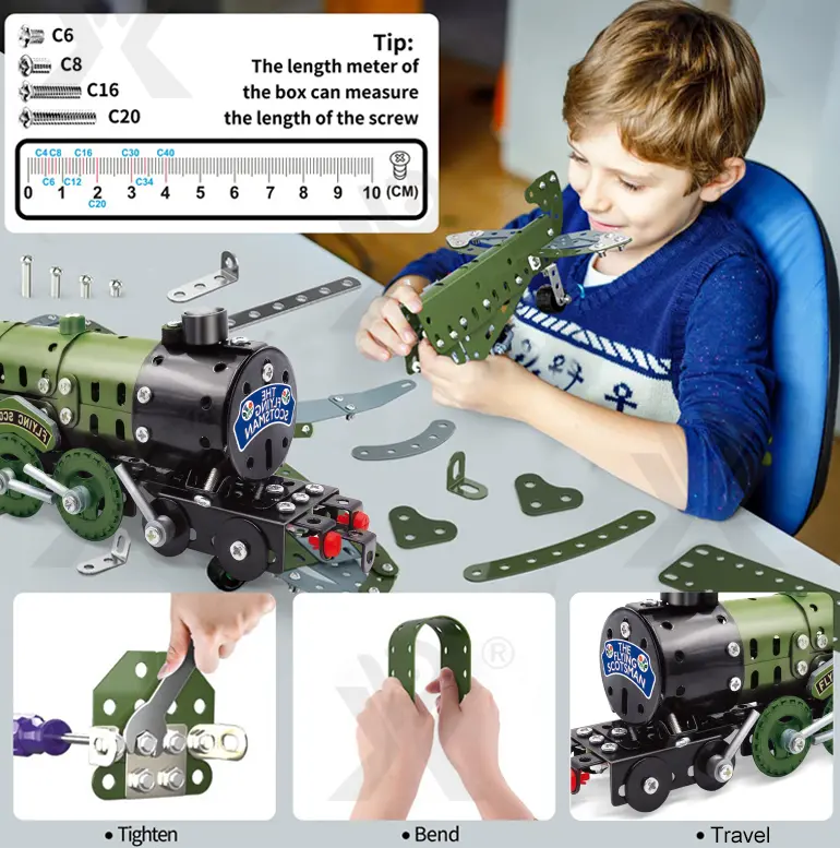 Metal Building Model Train Toy · TV10077 · detail image 5 of 7