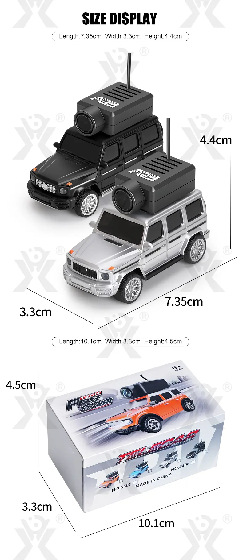 1:64 Scale RC Camera Car, 2.4G APP Control Desktop Car · TV10091 · detail image 9 of 9
