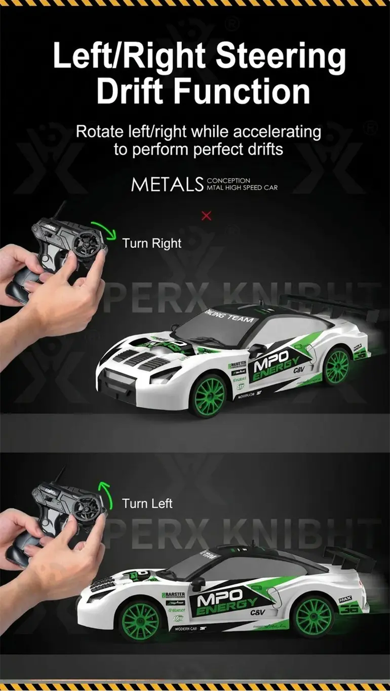 RC Drift Car, 1:24 Scale, 2.4GHz, 4WD · TV10072 · detail image 6 of 12