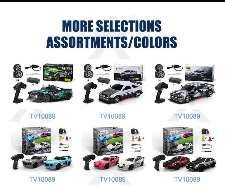 1:16 RC Drift Car, 4WD RC High-Speed Drift Car for Kids, with LED Lights · TV10089 · detail image 7 of 8