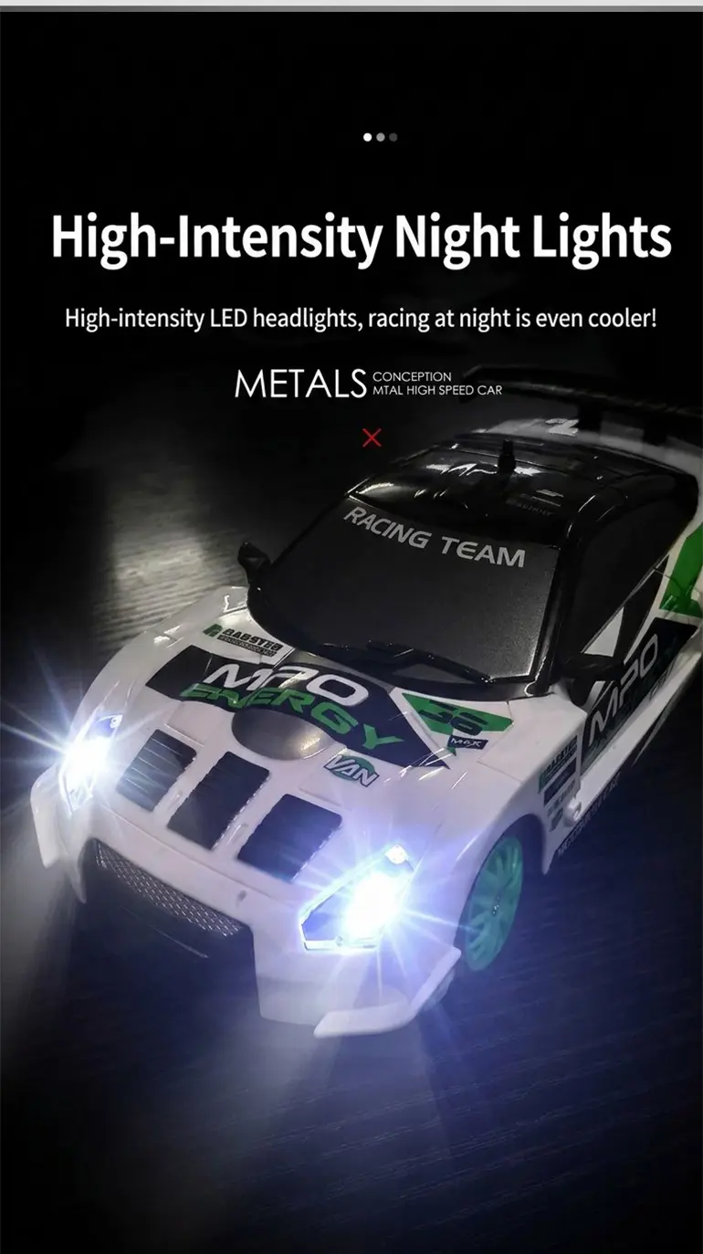 RC Drift Car, 1:24 Scale, 2.4GHz, 4WD · TV10072 · detail image 8 of 12