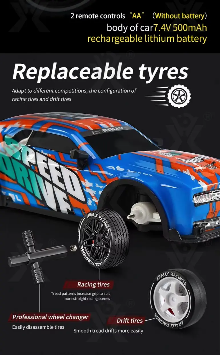 1:16 Four-Way Light RC Racing Car · TV10095 · detail image 3 of 6