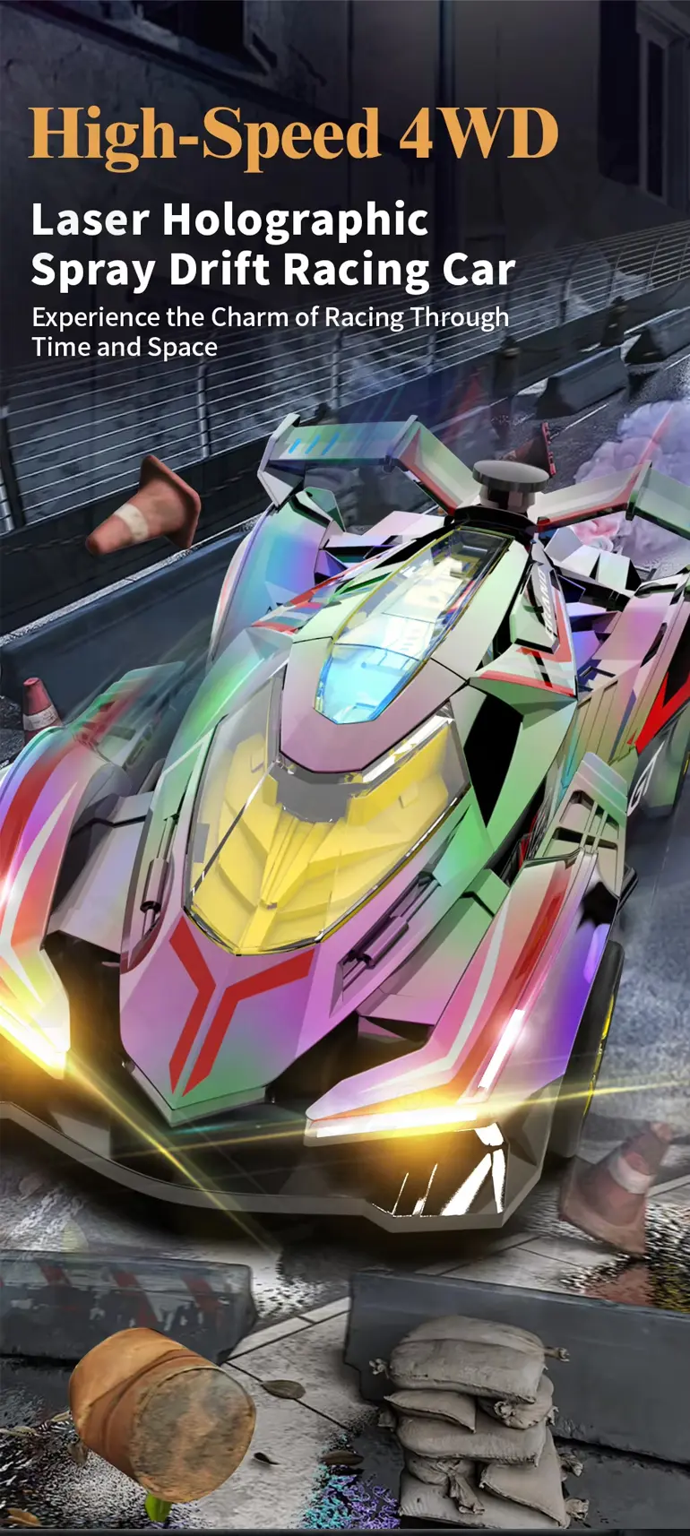 RC Drifting Racing Car 4WD · TV10102 · detail image 1 of 12