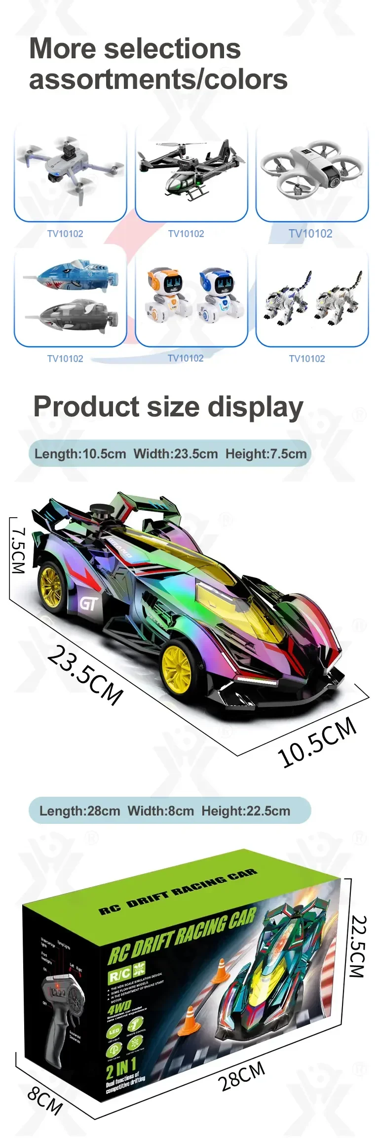 RC Drifting Racing Car 4WD · TV10102 · detail image 12 of 12