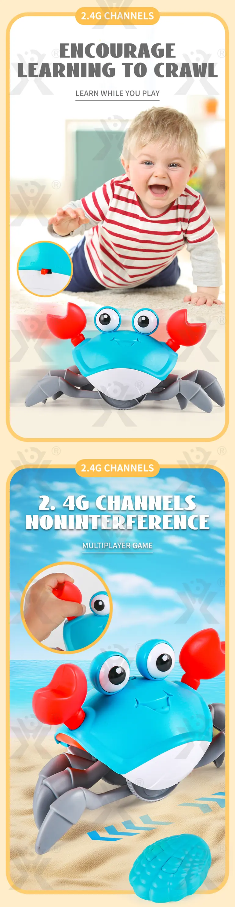 RC Electric Induction Crab with Sound and Light · TV10086 · detail image 3 of 11