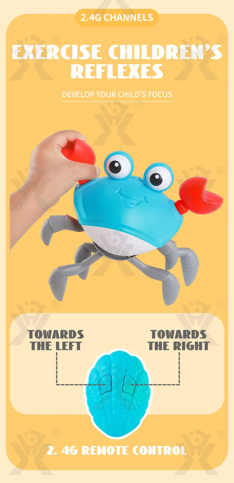 RC Electric Induction Crab with Sound and Light · TV10086 · detail image 9 of 11