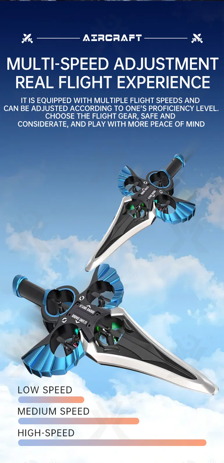 Gesture-Controlled Levitating RC Flying Sword Toy-RC Toys Wholesale Suppliers · TV10110 · detail image 5 of 12