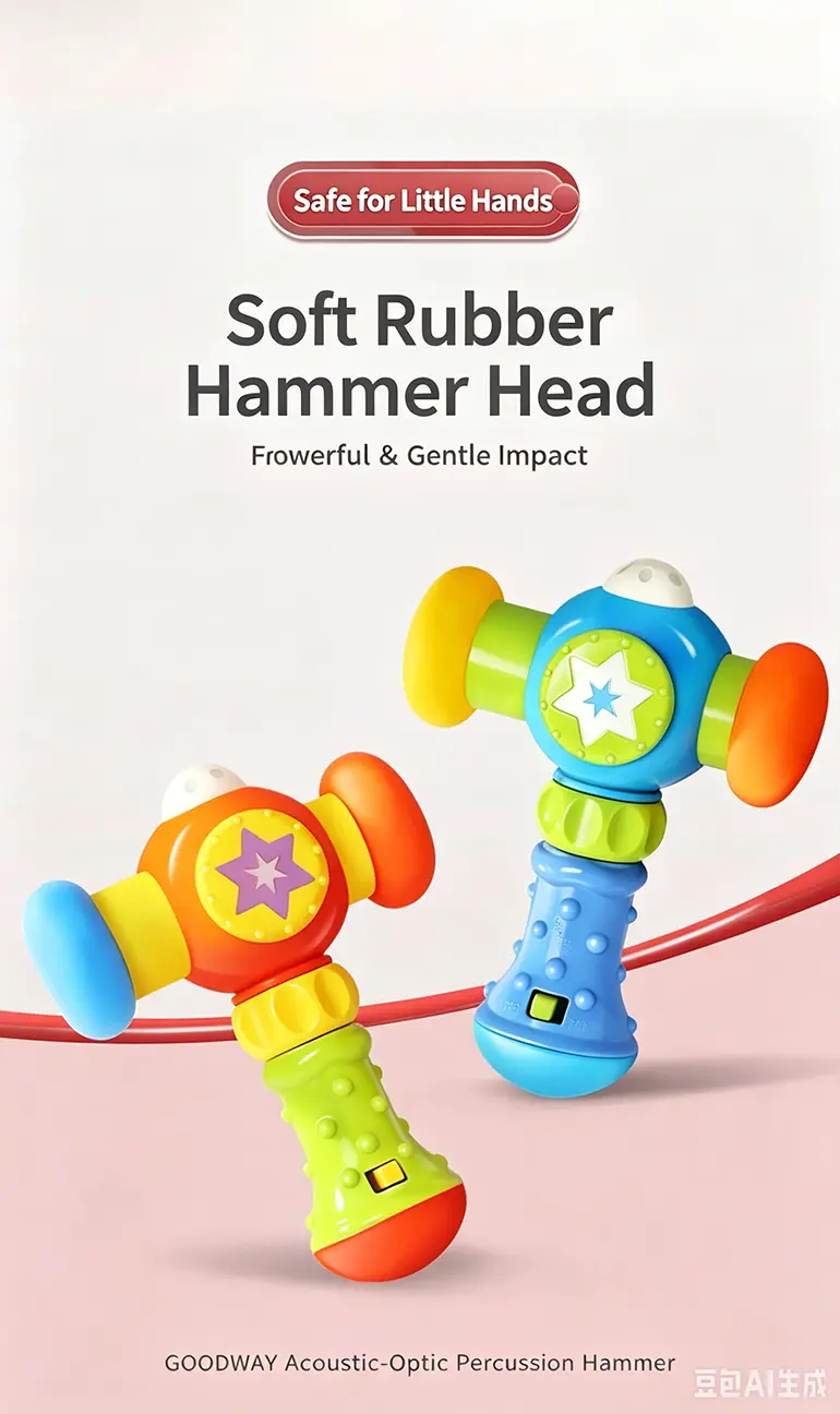 Infant Rattles Activity Hammer Toy · TV10067 · detail image 2 of 2