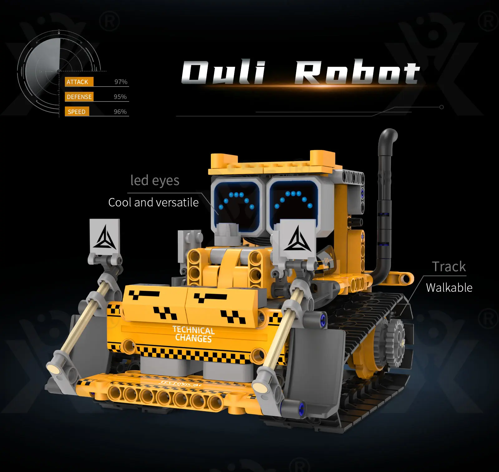 STEM Robot Building Kit, 5-in-1 Robot, Programmable, Remote & App Control · TV10078 · detail image 7 of 14
