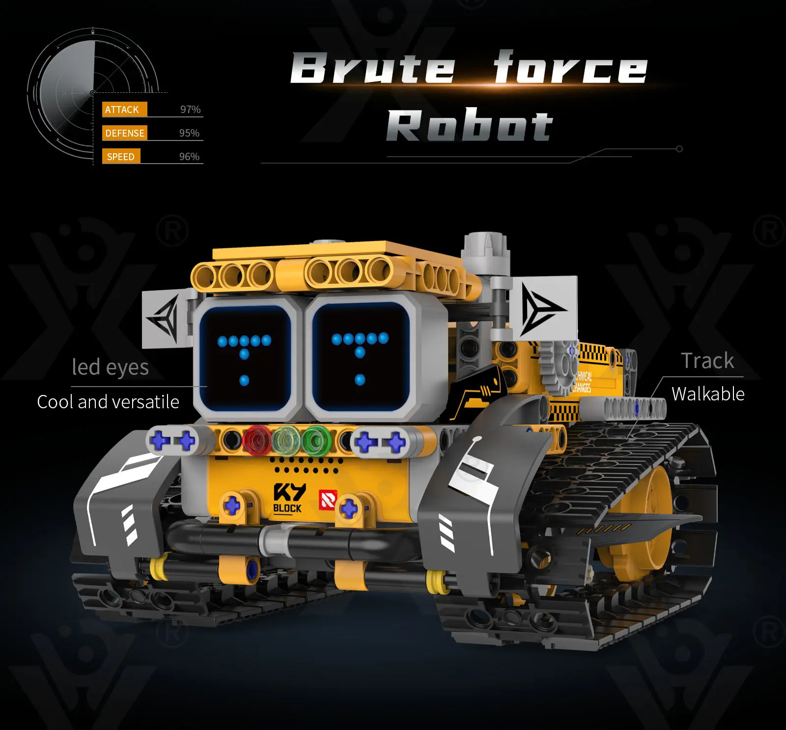 STEM Robot Building Kit, 5-in-1 Robot, Programmable, Remote & App Control · TV10078 · detail image 8 of 14
