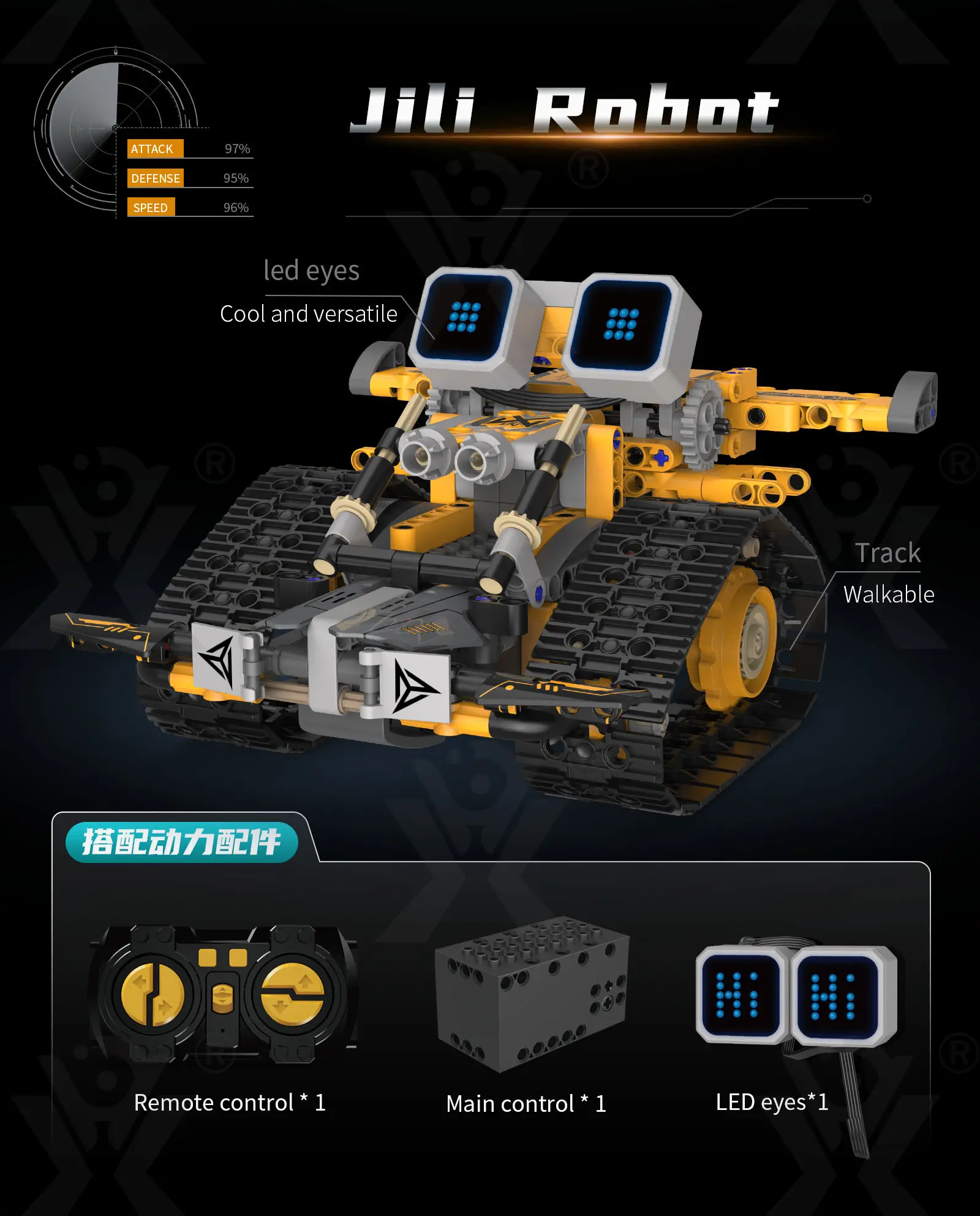 STEM Robot Building Kit, 5-in-1 Robot, Programmable, Remote & App Control · TV10078 · detail image 9 of 14