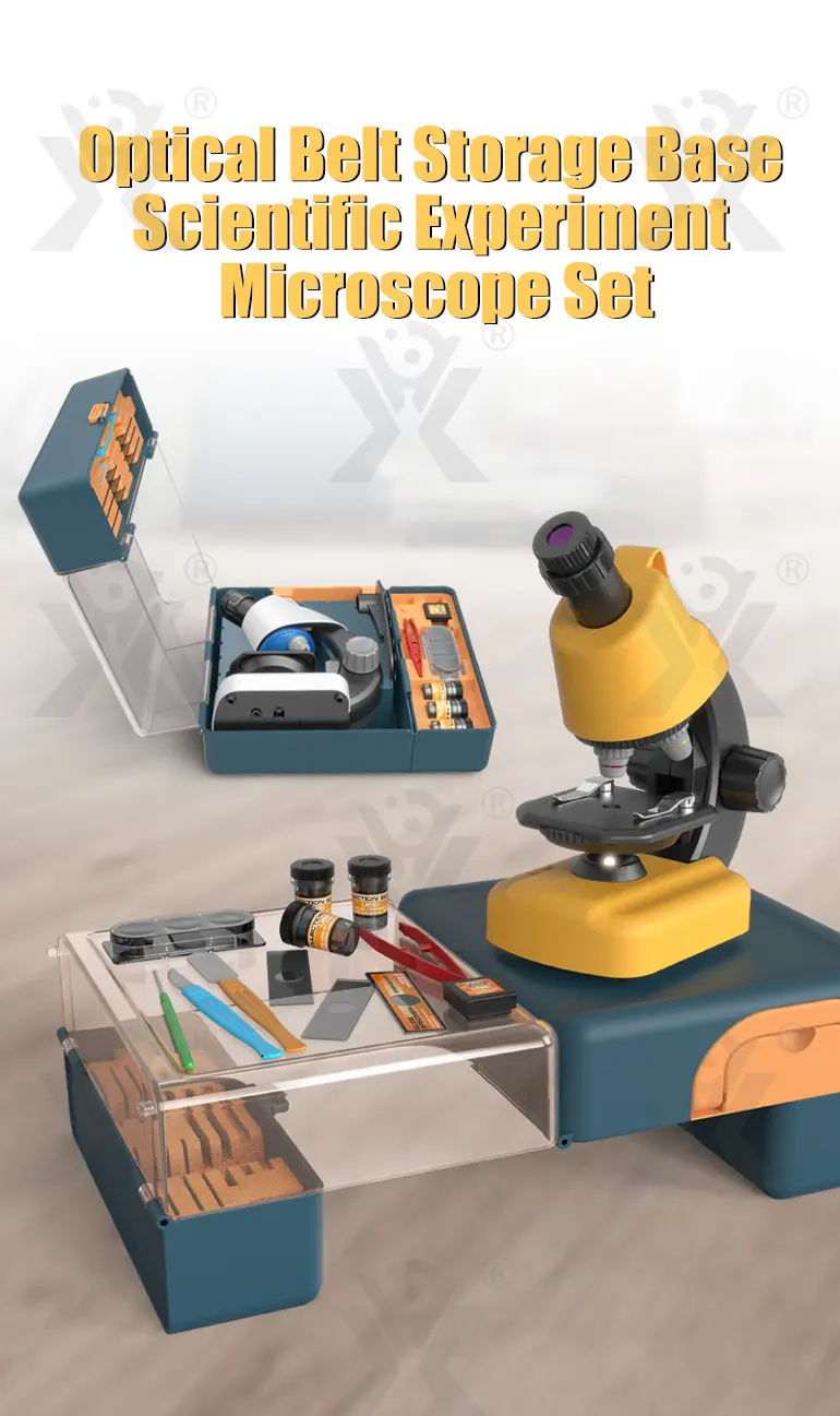 Scientific Microscope Toy, LED 100X-1200X Magnification · TV10071 · detail image 1 of 8