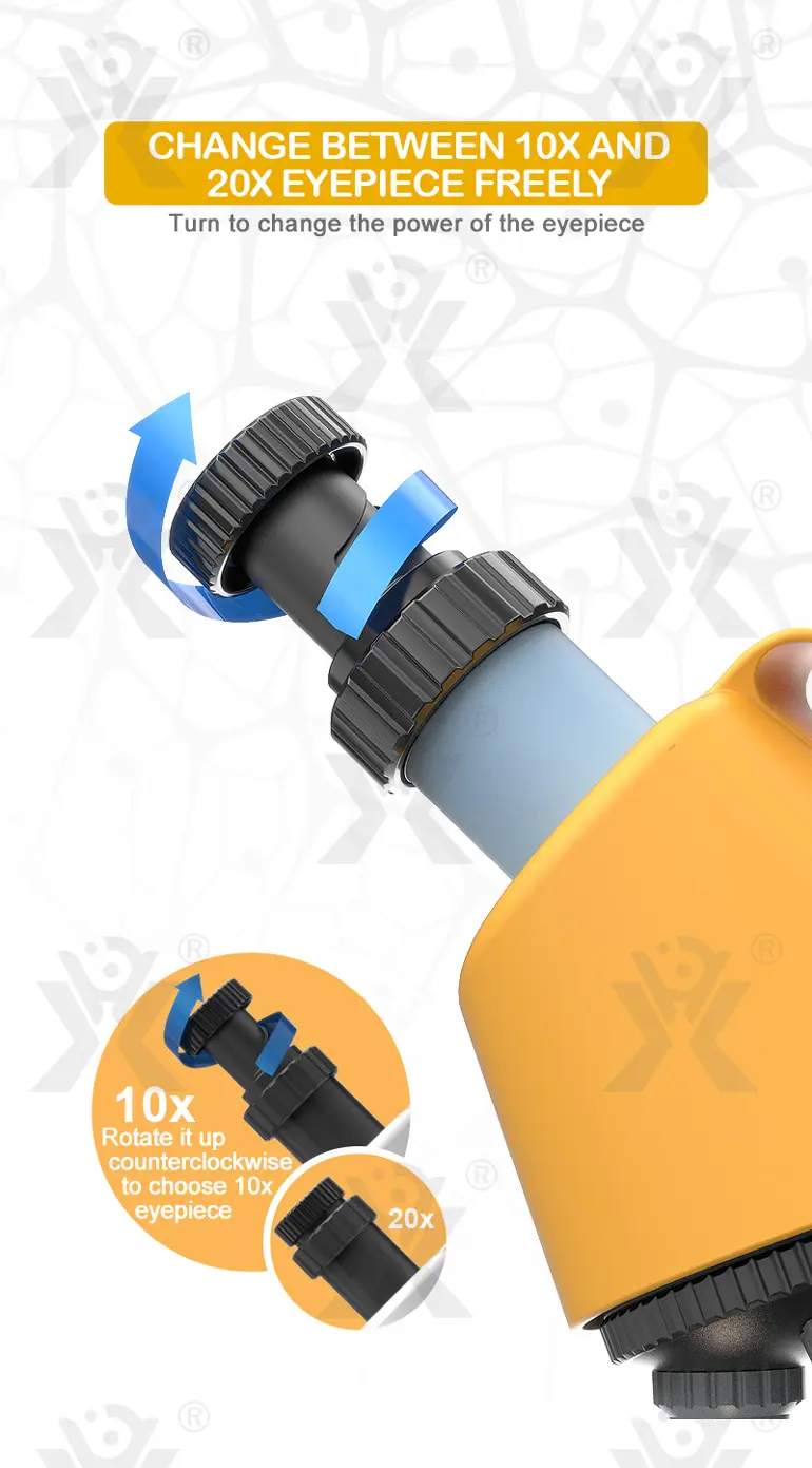 Scientific Microscope Toy, LED 100X-1200X Magnification · TV10071 · detail image 4 of 8